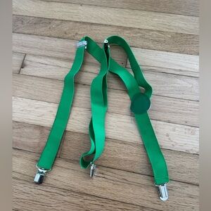 St. Patrick’s Day Green Adjustable Stretch Suspenders